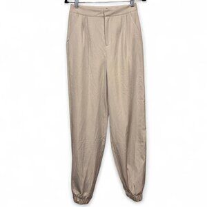 Nasty Gal NWOT Gathered Ankle Trousers Size 4 Chic Tailored Pants